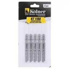 Пилка Kolner KT 118A по металлу 75x1.2mm HCS 5шт