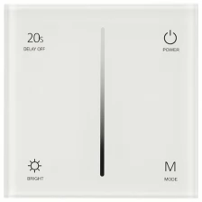 027113 Панель SMART-P36-DIM-IN White (230V, 1.5A, TRIAC, Sens, 2.4G) (ARL, IP20 Пластик)