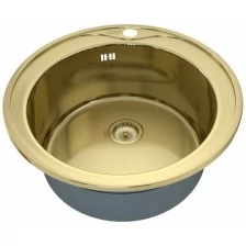 Кухонная мойка ZorG Inox PVD SZR-510/205-BRONZE, бронза