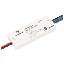 Контроллер SMART-UNI-RGBW (12-24V, 4x1.5A, 2.4G) (ARL, IP20 Пластик, 5 лет)