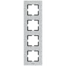 Рамка Panasonic Karre Plus (WKTF08143CD-RU) 4x верт.монт. камень сумеречный (упак.:1шт)