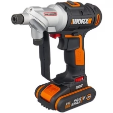 Дрель-шуруповерт аккумуляторная WORX Switchdriver WX176.2 20В с АКБ 2,0 А.ч и ЗУ в кейсе