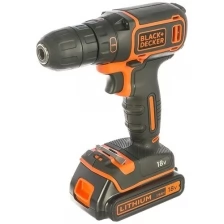 Аккумуляторная дрель-шуруповерт BLACK+DECKER BDCDC18K