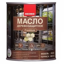 Неомид Масло деревозащитное Premium (0,75 л) Тик