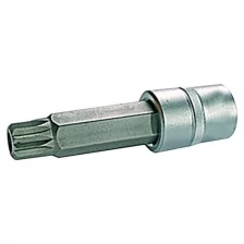 Головка со вставкой 1/2" SPLINE (M16, L=100 мм) с отверстием AVS BS12M16HL