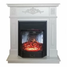 Электрокамин Real Flame Lilian WT-F617 с очагом Fobos Lux Black