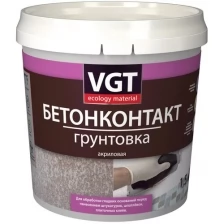 Грунтовка бетонконтакт VGT ВД-АК-0301, акриловая, 8 кг