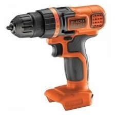 Аккумуляторная дрель-шуруповерт BLACK+DECKER BDCDD18N, 18В без аккумулятора и зарядного устройства