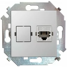 Simon Механизм розетки комп. СП Simon15 RJ45 бел. Simon 1591598-030