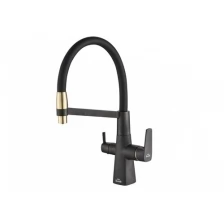 Смеситель для кухни Steel Hammer SH 818-6 Black BR