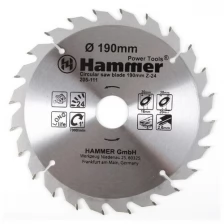 Диск пильный по дереву 190х30/20/16х24, CSB WD, 205-111, Hammer Flex