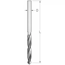 Сверло коническое шлифованное (51х2 мм; HSS; Din388) для саморезов WPW DRT0200