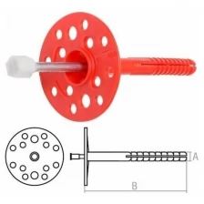 Дюбель для теплоизоляции 10х200 мм с металлич. гвоздем, термогол. (500 шт в коробе) STARFIX (SMW3-54190-500)