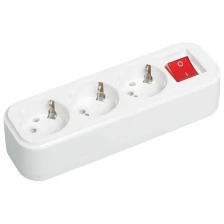 Колодка К03В 3 места 2Р+РЕ 16А/250В CLASSIC IEK (1 шт.)