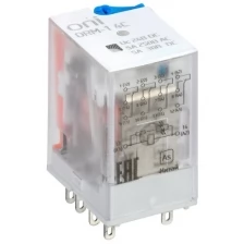 Реле интерфейсное IEK Oni ORM-1 24В (ORM-1-4C-DC24V-L-B)