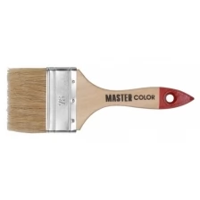 Кисть флейцевая Master Color 30-0015 натур. щетина, 55% топс, лакиров.ручка, ширина 75 мм